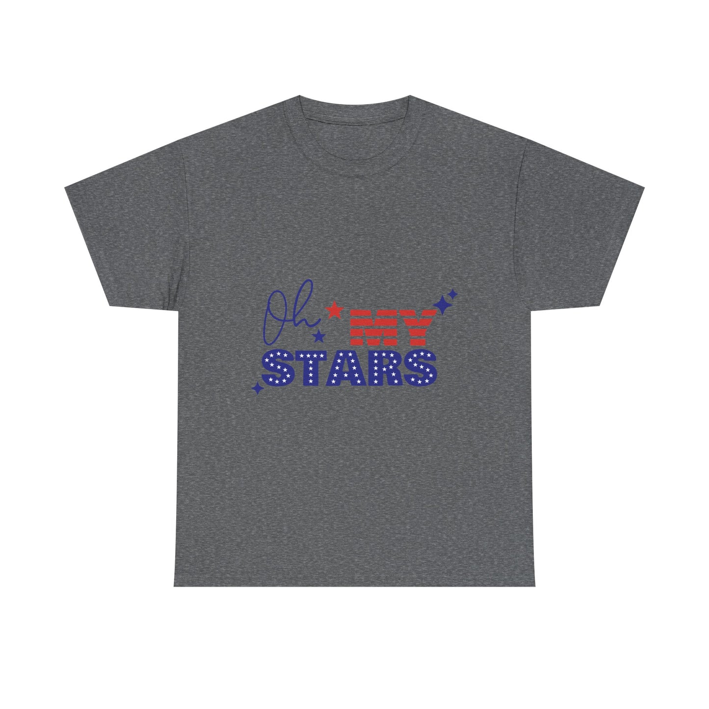Patriotic "Oh My Stars" T-Shirt – Fourth of July USA Flag Tee