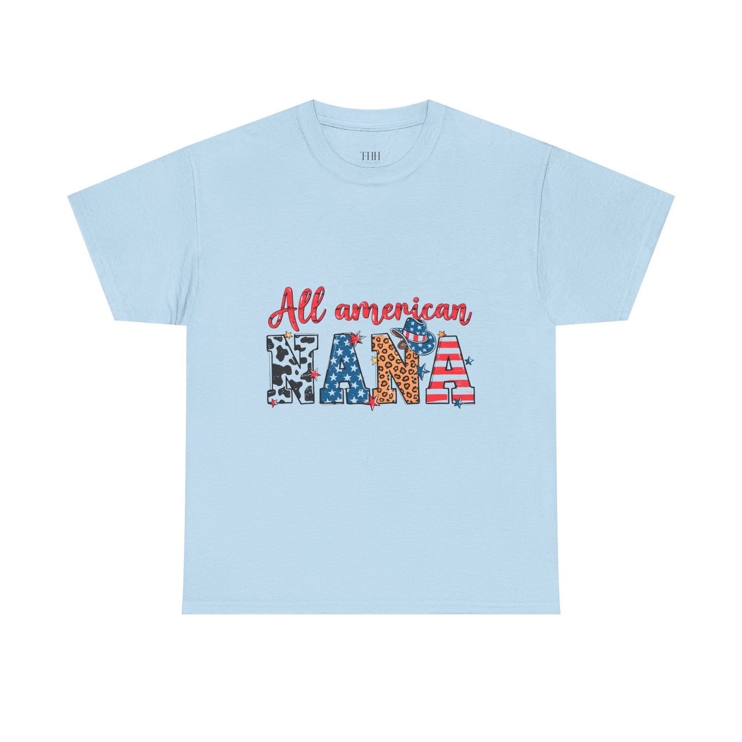 All American Nana T-Shirt — Patriotic Grandma Tee (Fourth of July Gift)