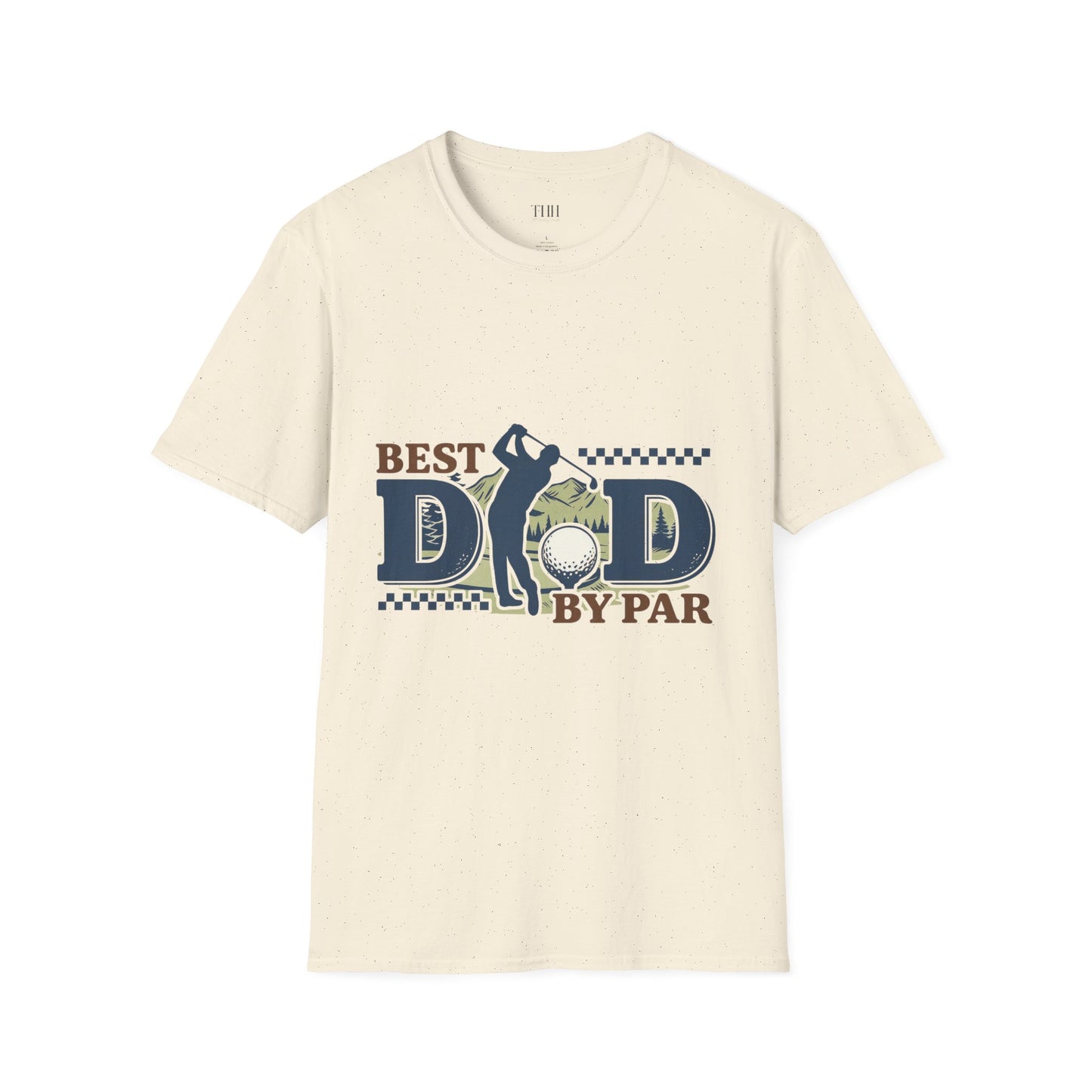 Best Dad By Par Golf T-Shirt — Funny Father's Day Golfing Tee