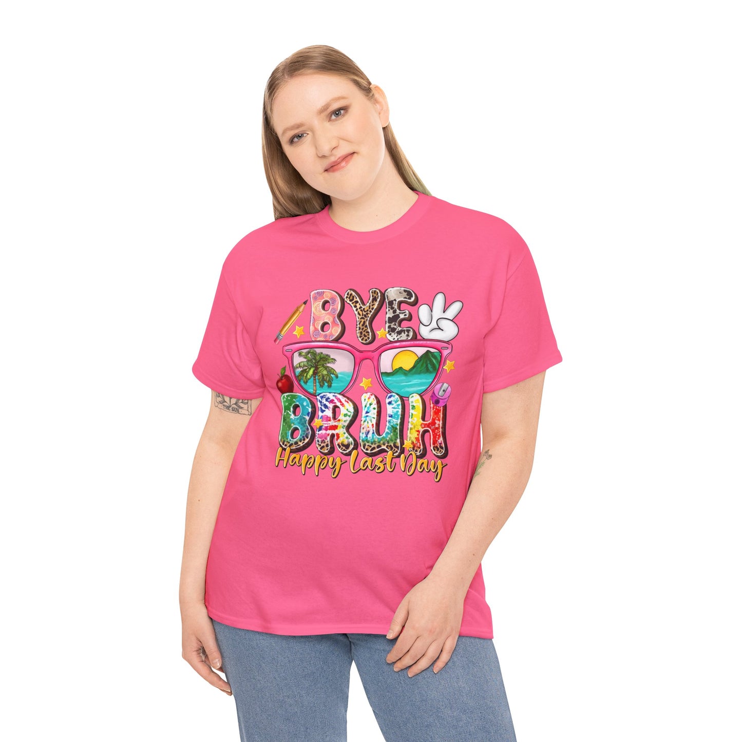Bye Beach T-Shirt — Happy Last Day Vacation Tee
