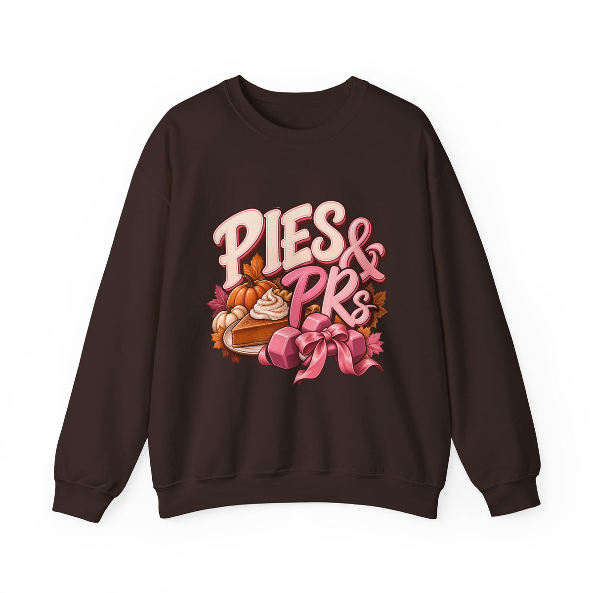 Sweatshirt — "Pies & PRs" Fall Pie Baking Graphic Crewneck