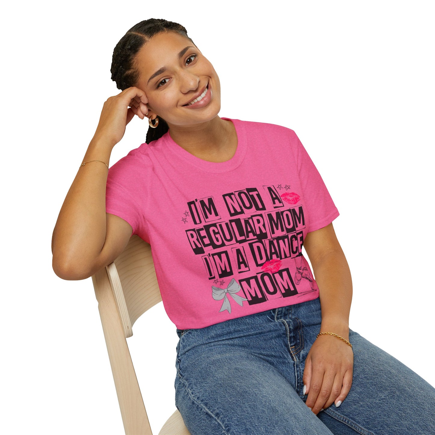 Dance Mom T-Shirt — "I'm Not a Regular Mom I'm a Dance Mom" Graphic Tee