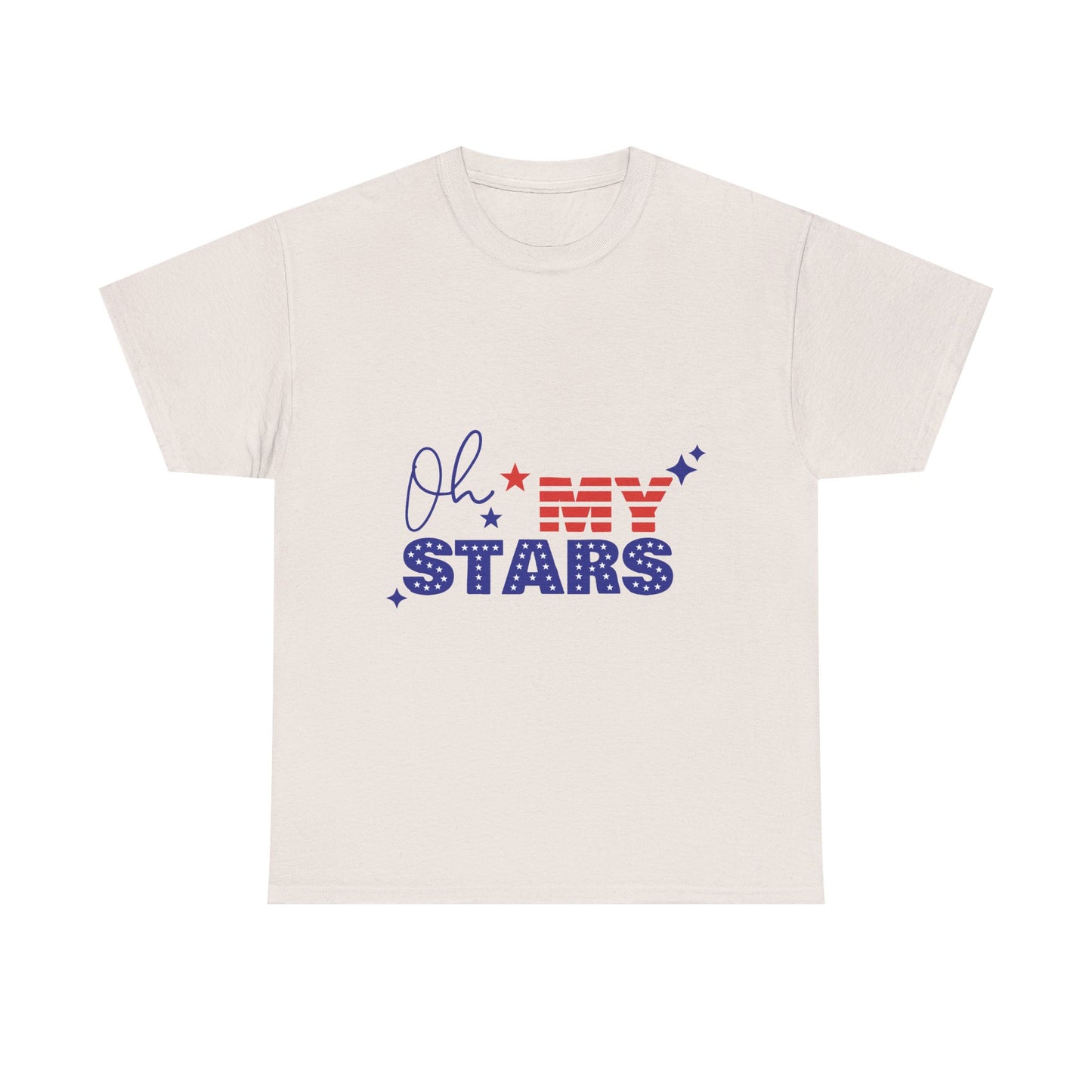 Patriotic "Oh My Stars" T-Shirt – Fourth of July USA Flag Tee