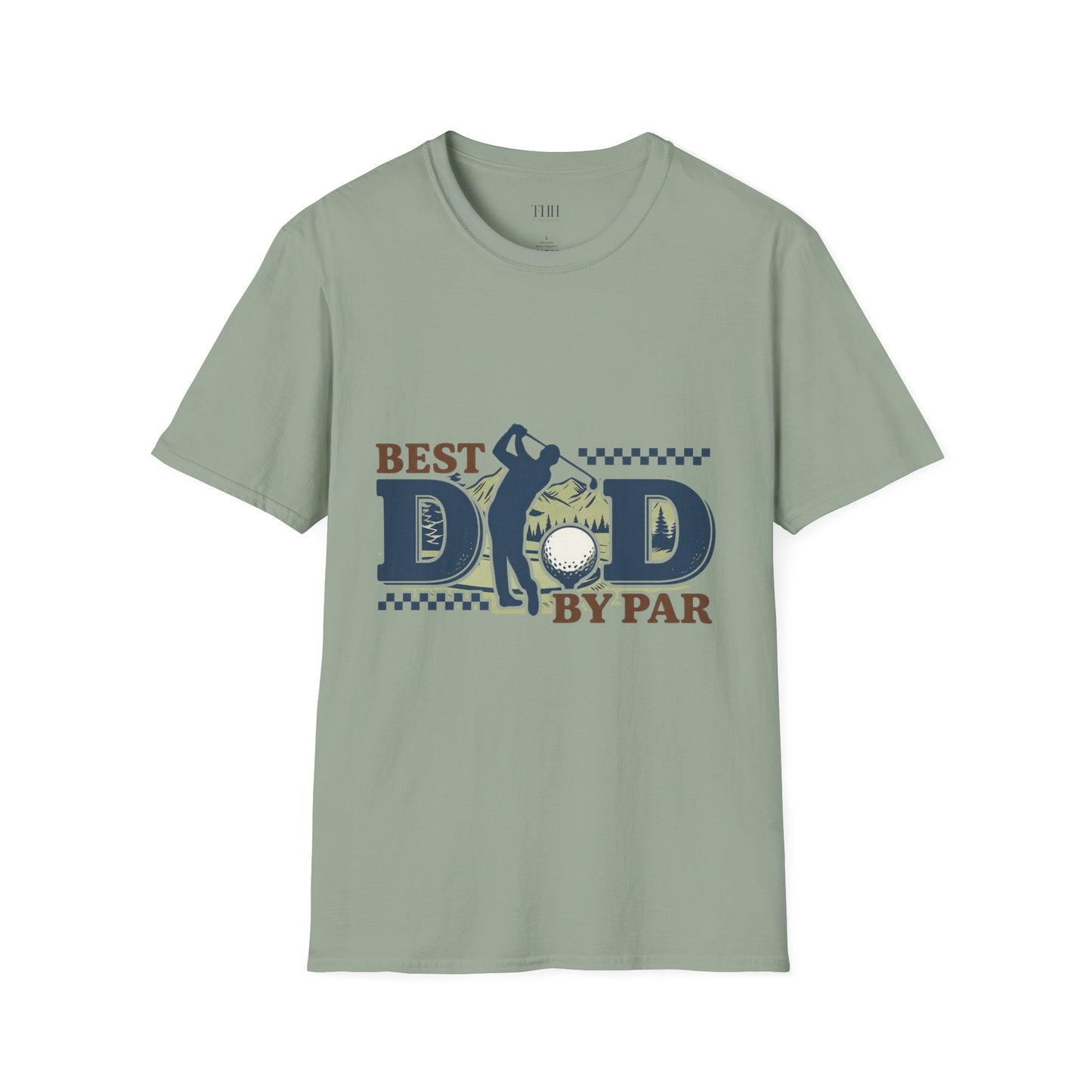 Best Dad By Par Golf T-Shirt — Funny Father's Day Golfing Tee