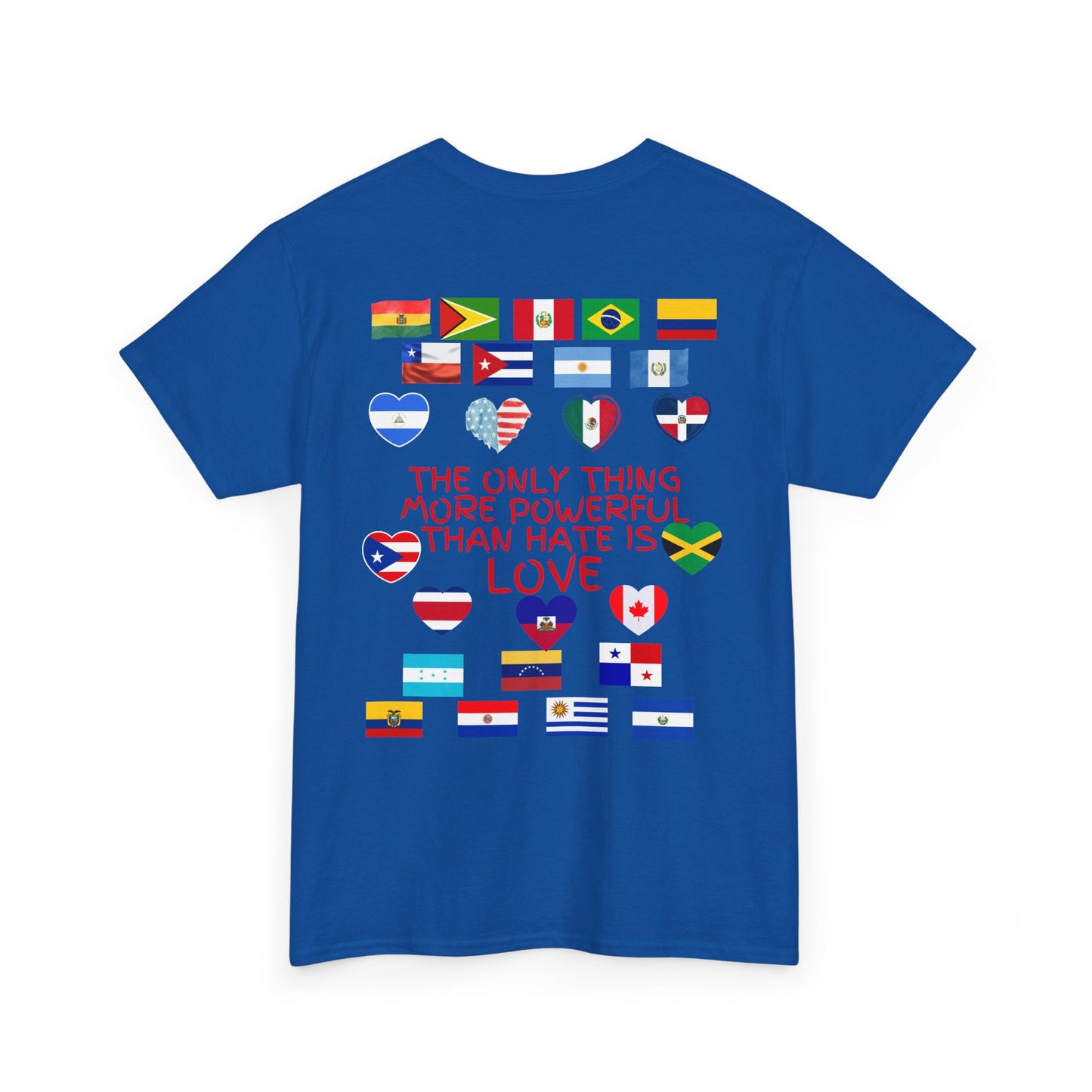 T‑Shirt — “Together for America” Love & Flags Graphic Tee