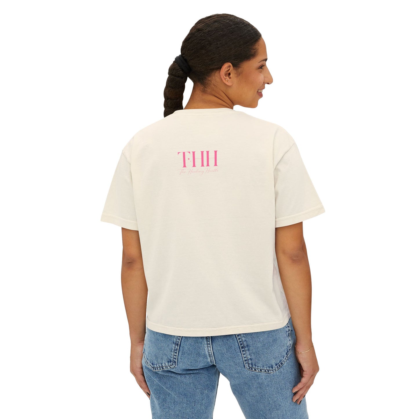 Built Not Bought Women's Boxy Tee — Strength Training Workout Shirt