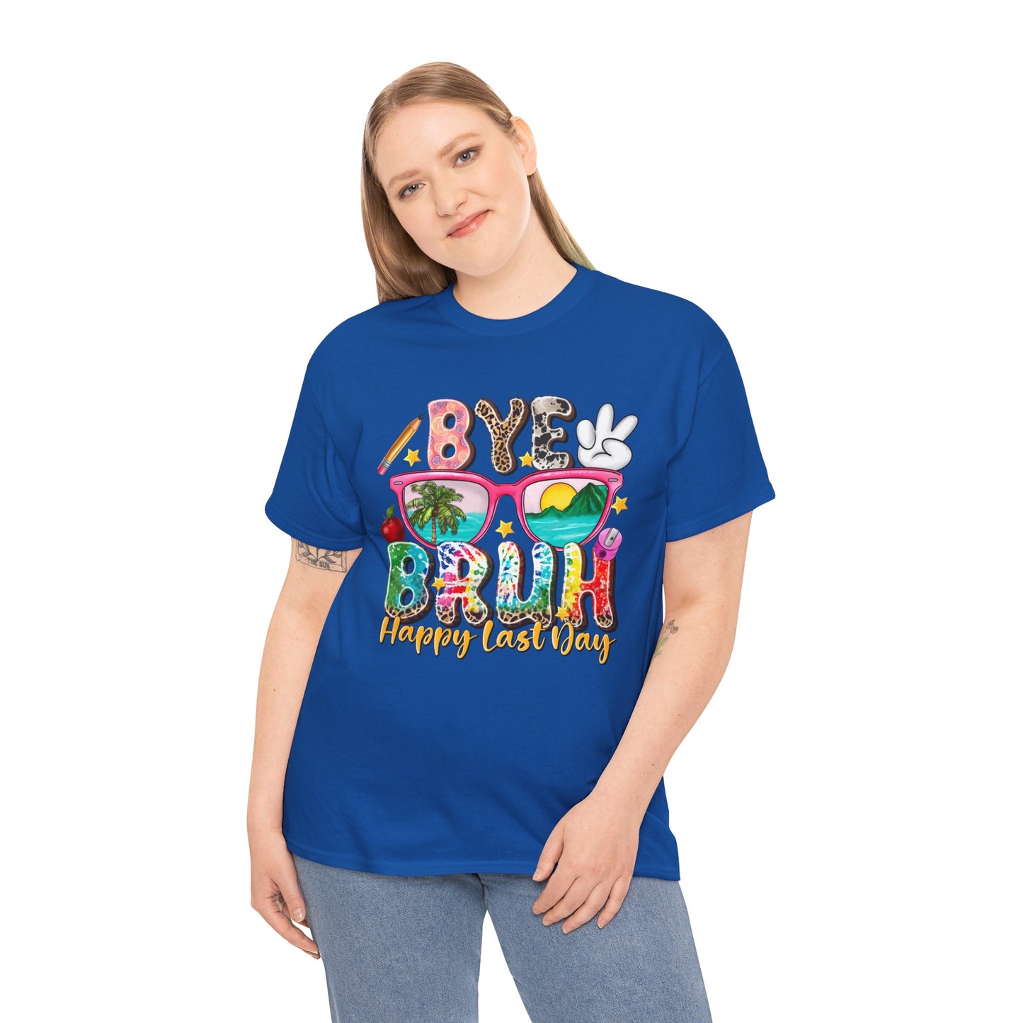 Bye Beach T-Shirt — Happy Last Day Vacation Tee