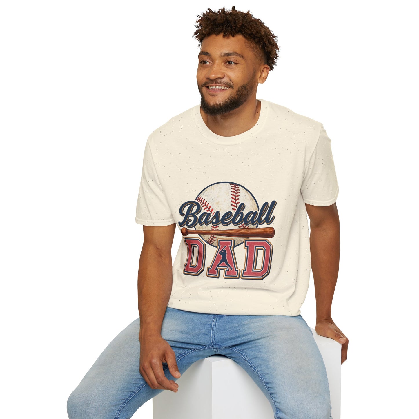 Baseball Dad T-Shirt — Vintage Baseball Graphic Tee for Fathers