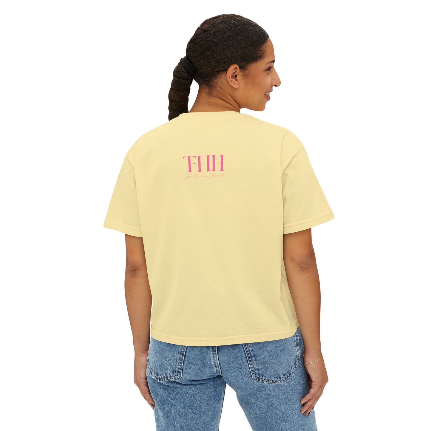 Built Not Bought Women's Boxy Tee — Strength Training Workout Shirt