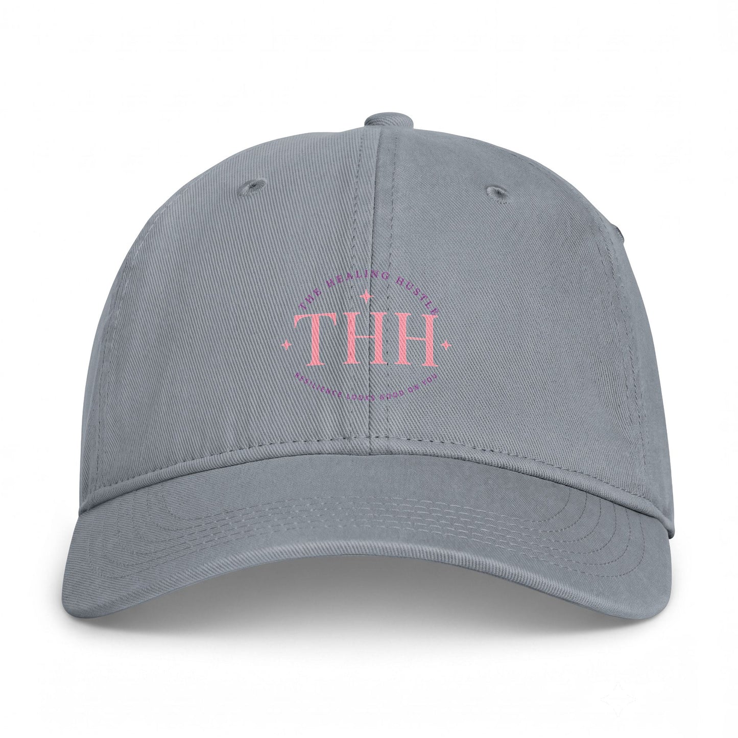 Coastal Washed Cap — The Healing Havens Embroidered Baseball Hat
