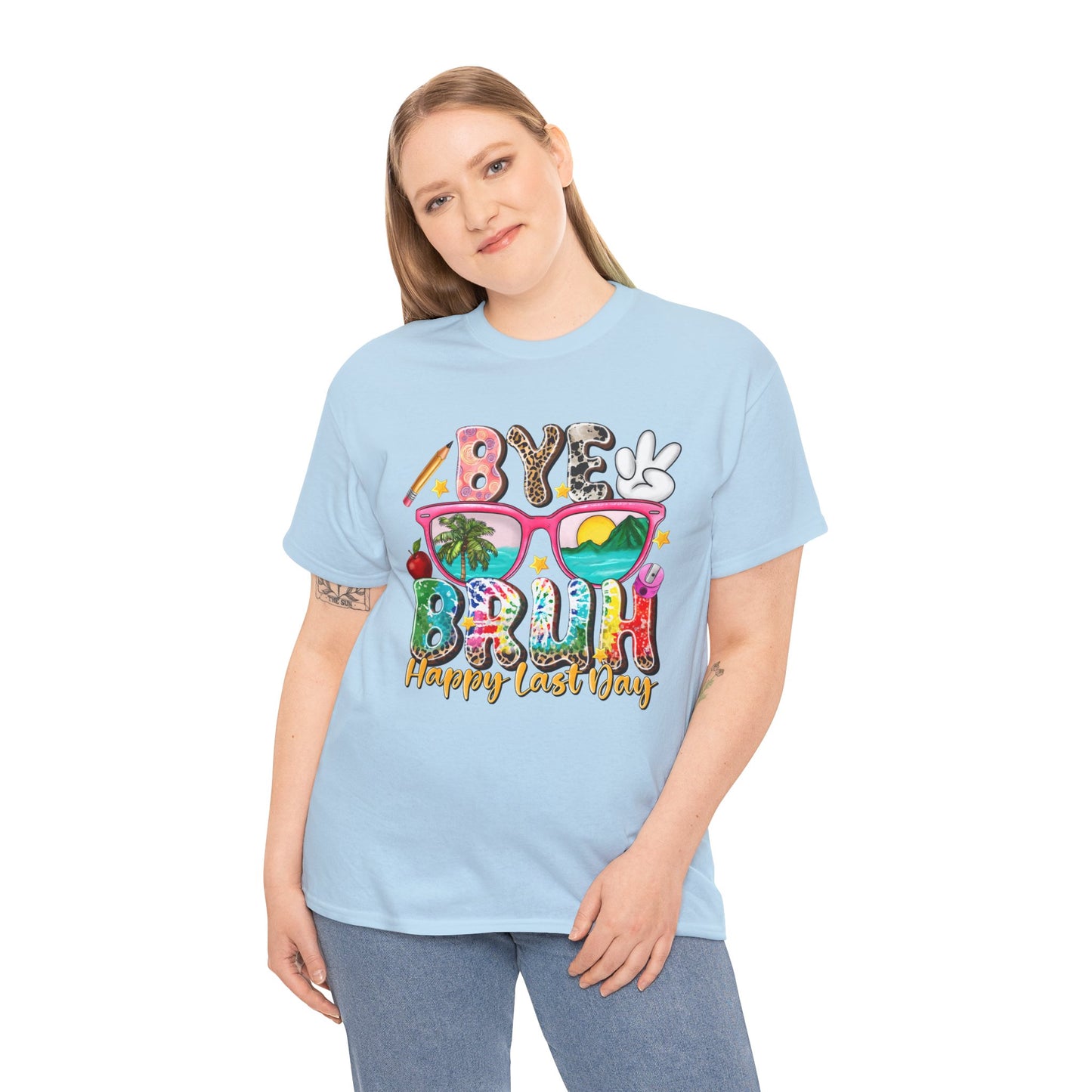 Bye Beach T-Shirt — Happy Last Day Vacation Tee