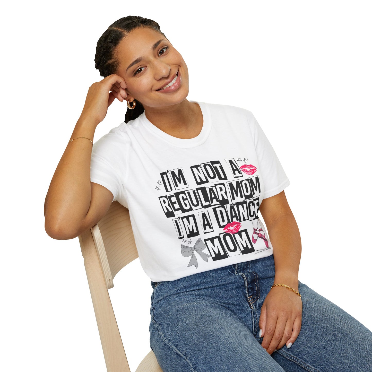 Dance Mom T-Shirt — "I'm Not a Regular Mom I'm a Dance Mom" Graphic Tee