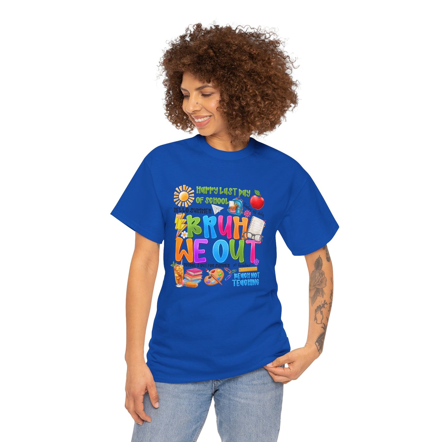 Bruh  We Out Tee — Funny School Teacher Shirt