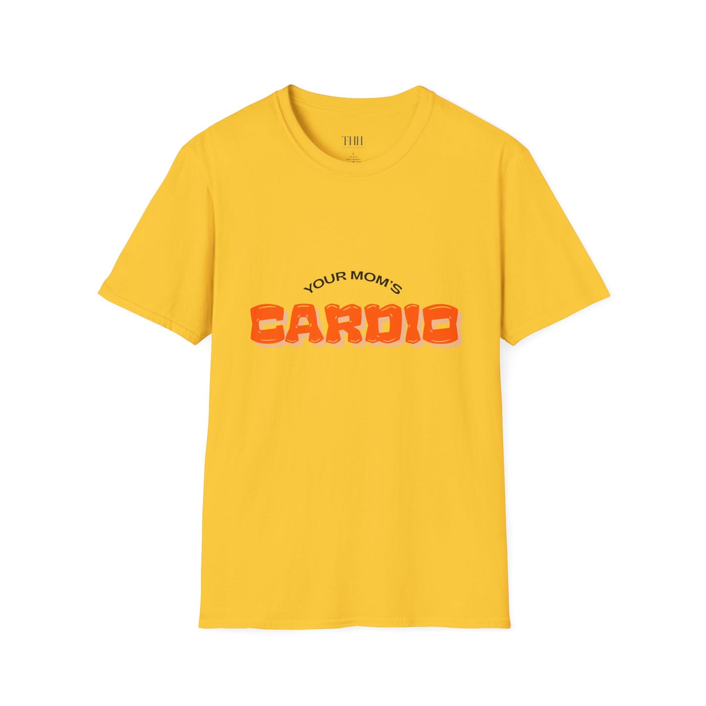 T‑Shirt — "Your Mom's Cardio" Funny Gym Tee