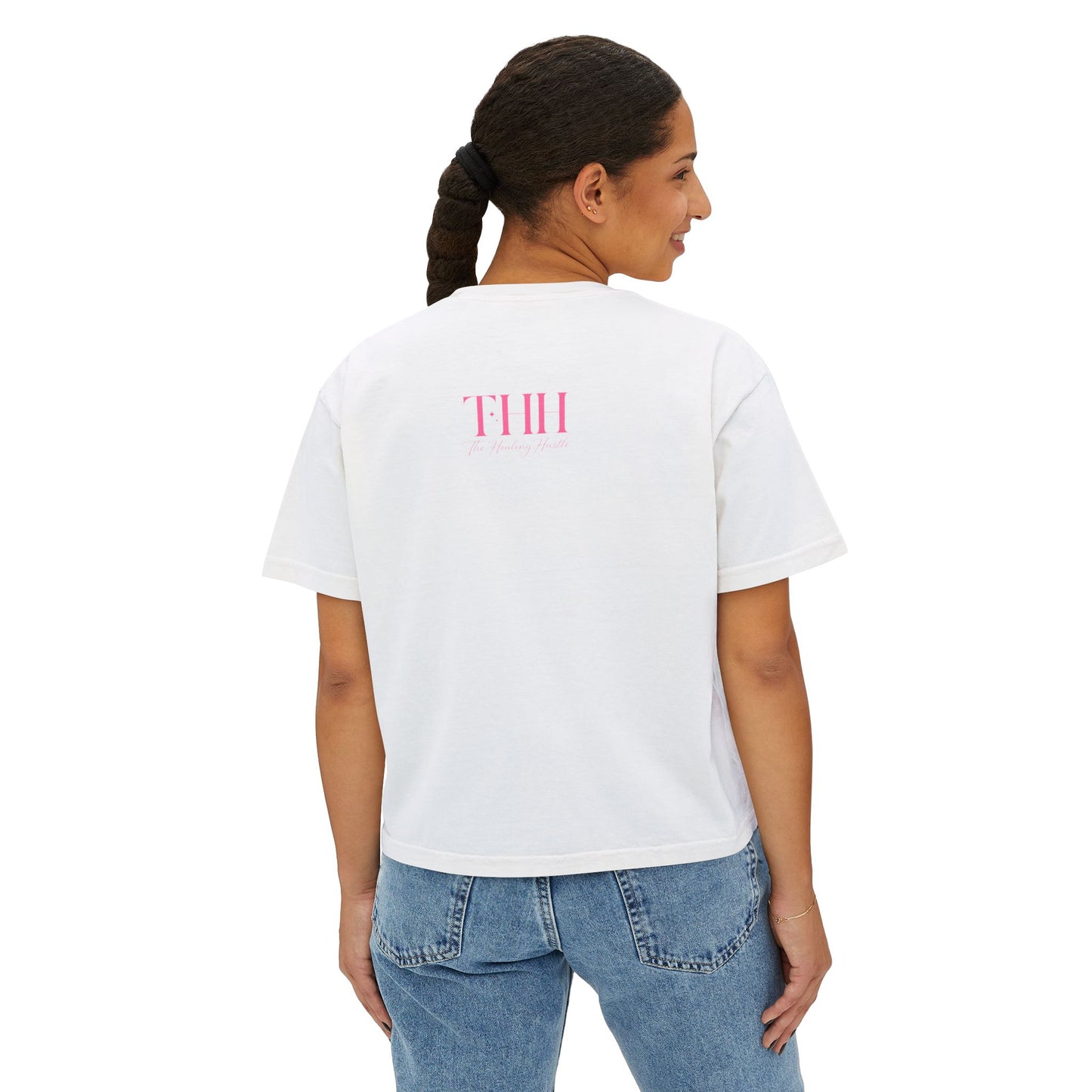 Built Not Bought Women's Boxy Tee — Strength Training Workout Shirt