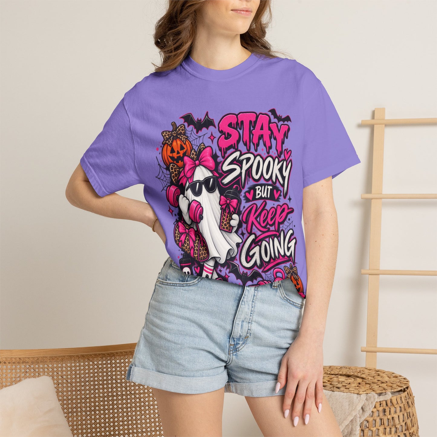 Stay Spooky But Keep Going Graphic T-Shirt