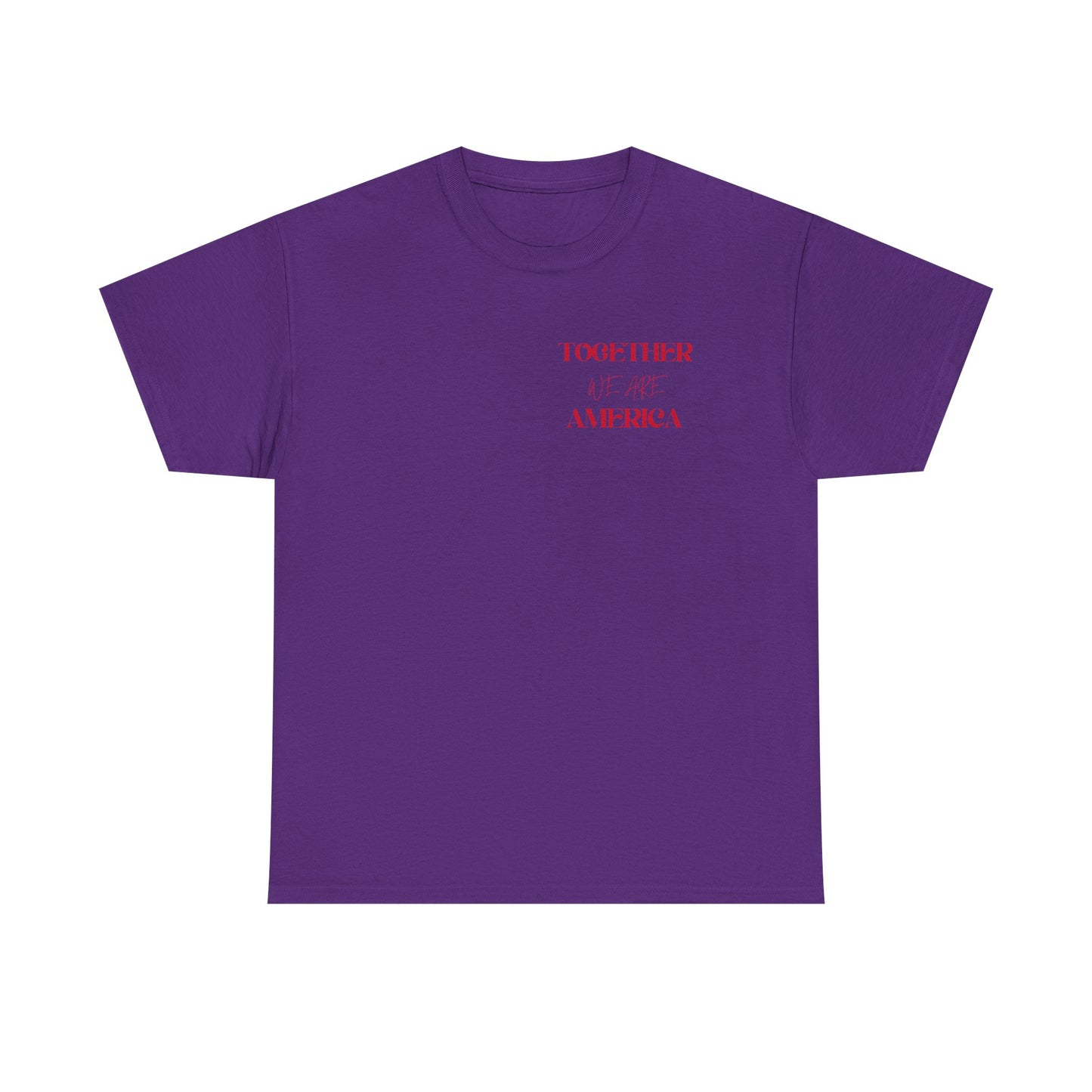 T‑Shirt — “Together for America” Love & Flags Graphic Tee