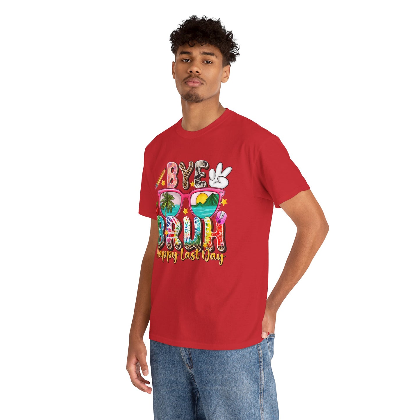 Bye Beach T-Shirt — Happy Last Day Vacation Tee
