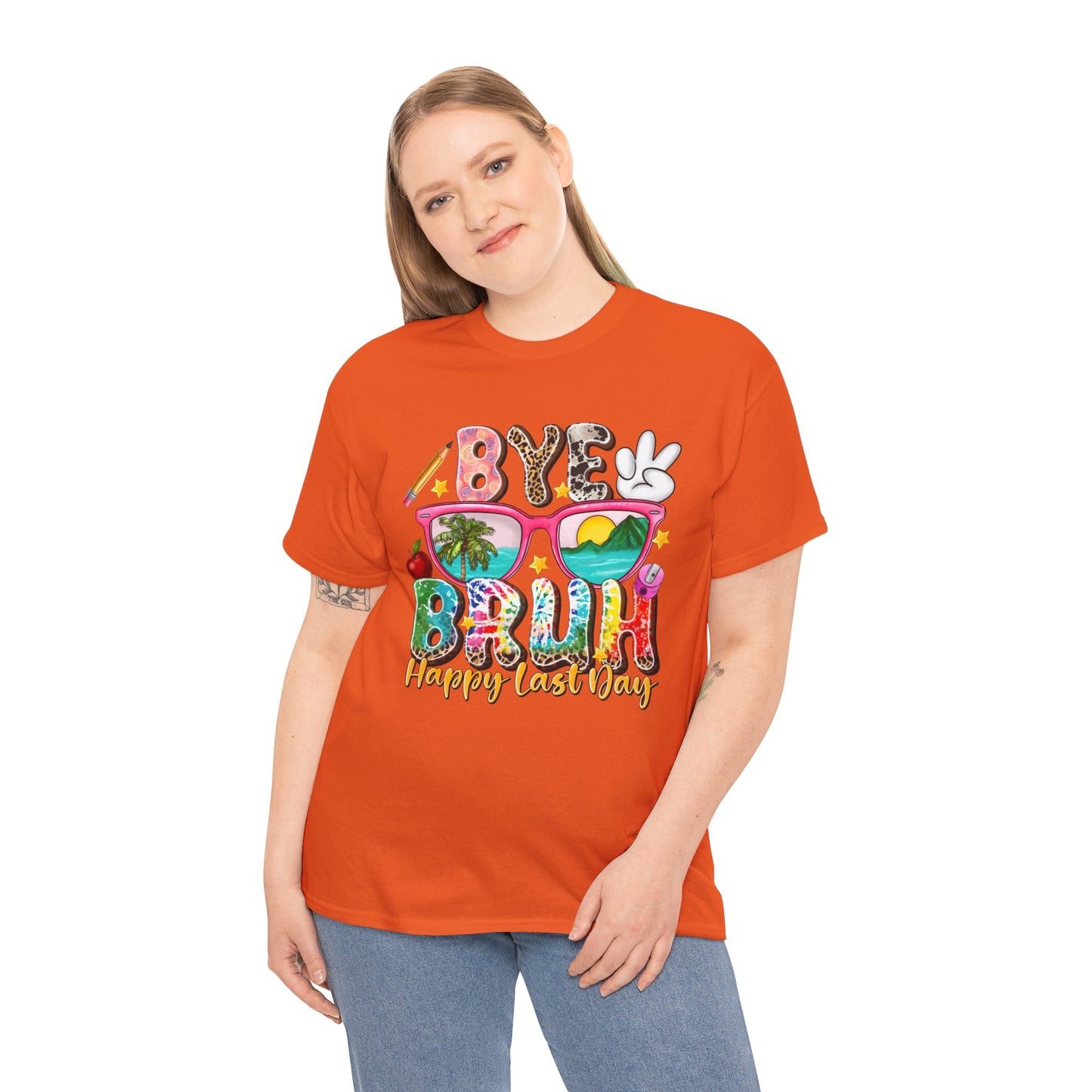 Bye Beach T-Shirt — Happy Last Day Vacation Tee