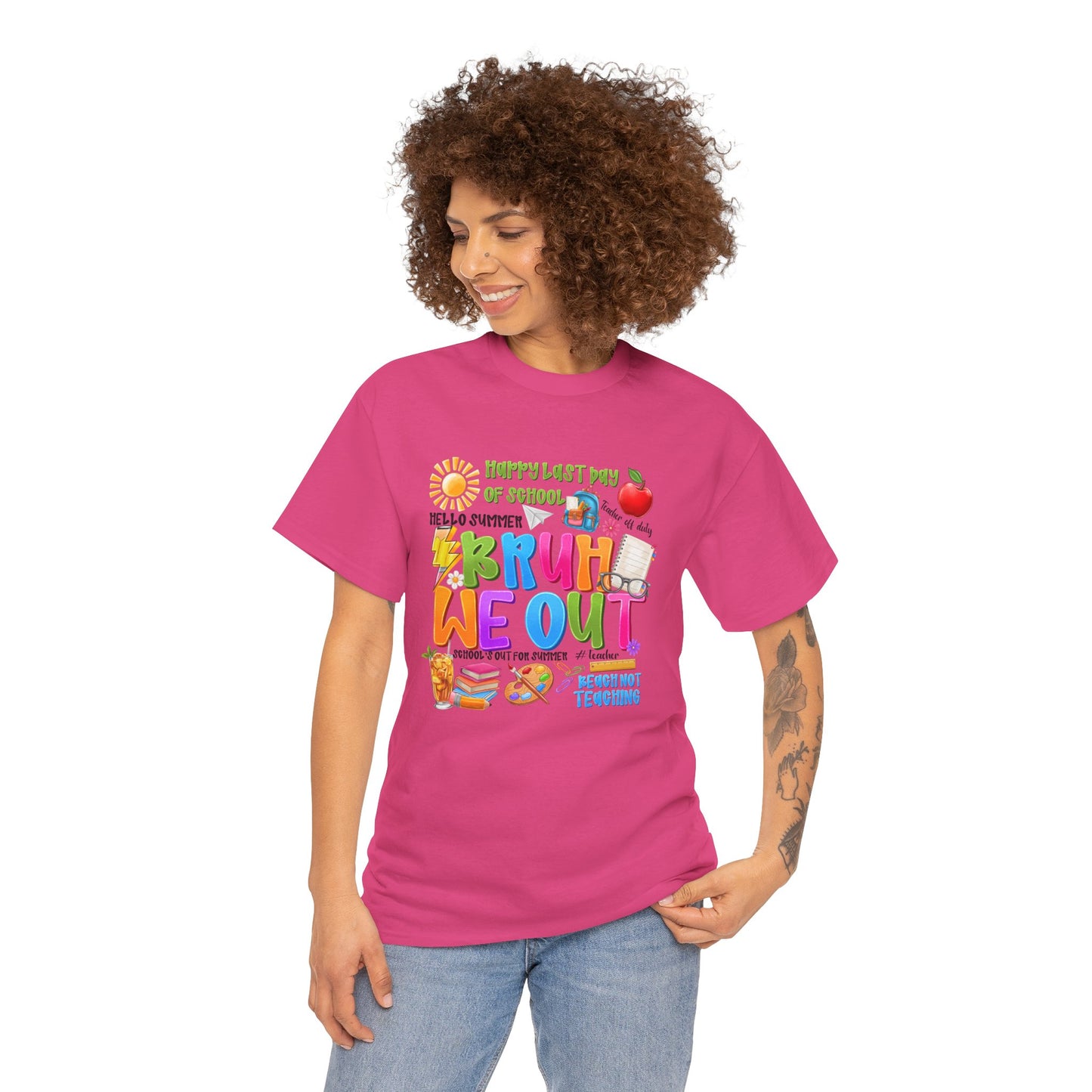 Bruh  We Out Tee — Funny School Teacher Shirt
