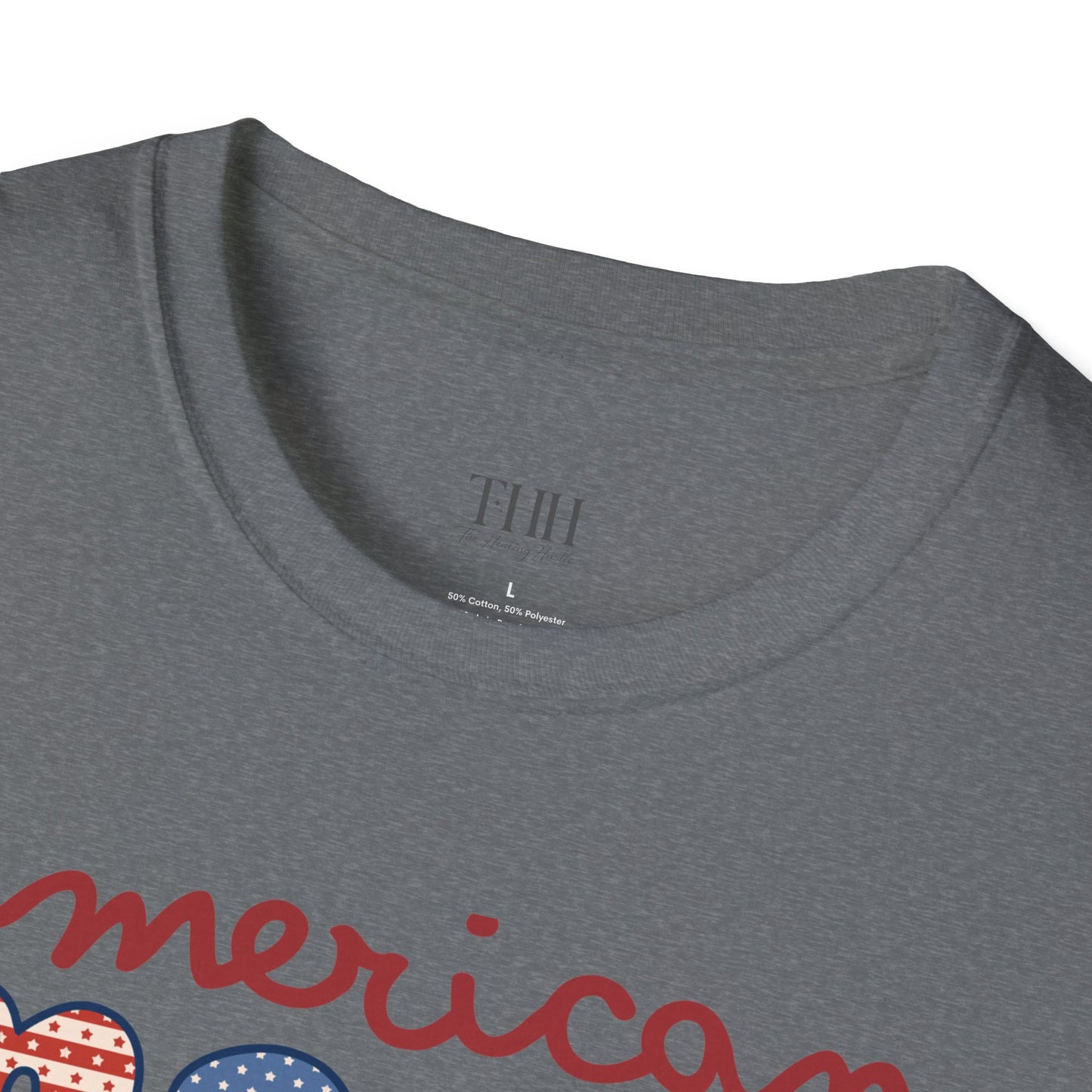 American Mama T-Shirt — Retro Patriotic Mama Tee for 4th of July & Mother's Day