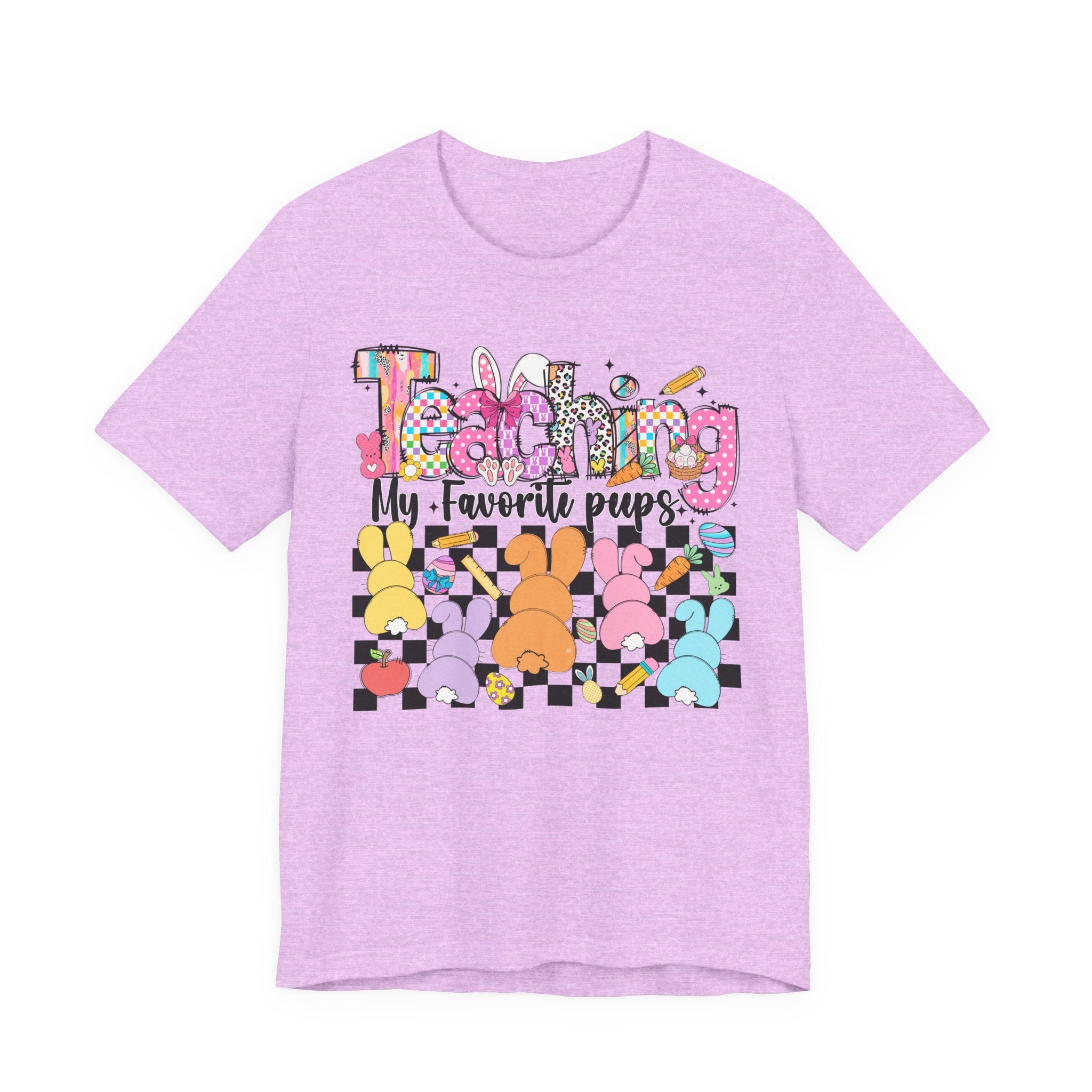 Teaching my Favorite Peeps T-Shirt — Colorful Bunny Tail Hunt Tee