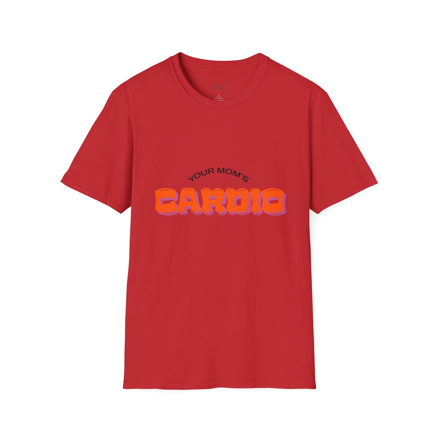 T‑Shirt — "Your Mom's Cardio" Funny Gym Tee