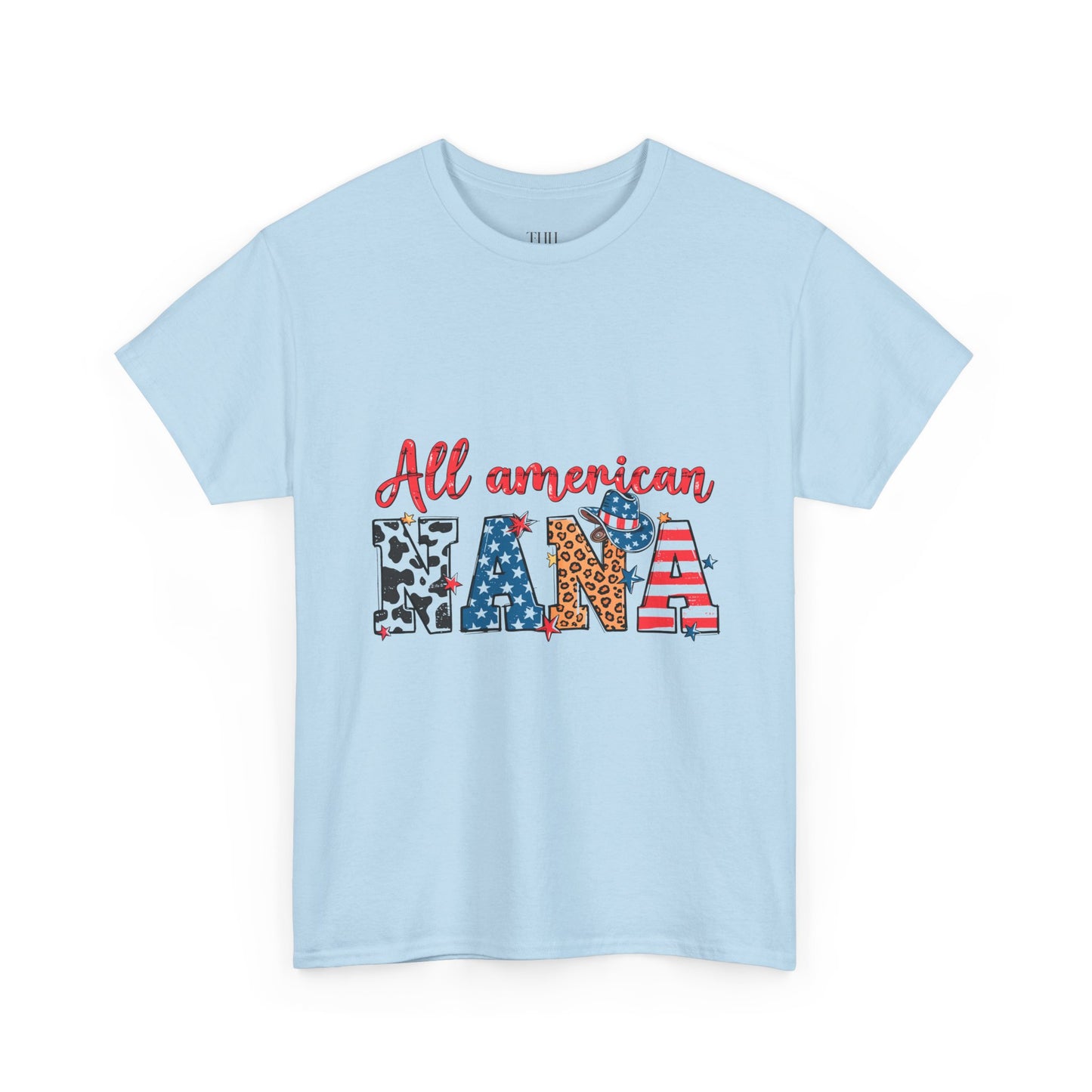 All American Nana T-Shirt — Patriotic Grandma Tee (Fourth of July Gift)