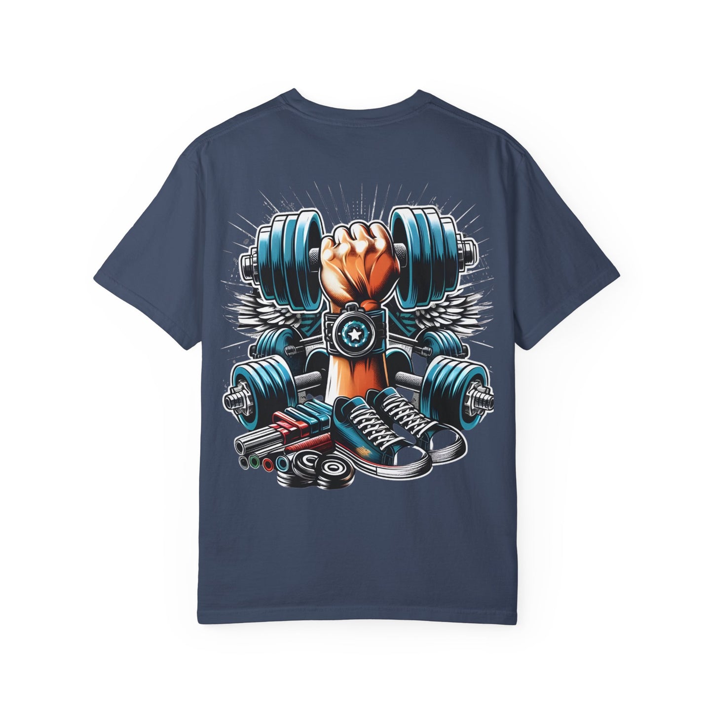 'Grip & Grind' Dumbbell Gym Tee