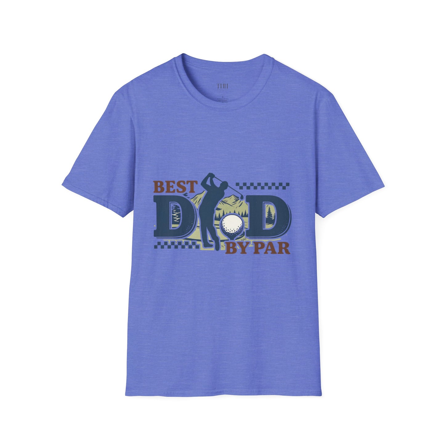 Best Dad By Par Golf T-Shirt — Funny Father's Day Golfing Tee