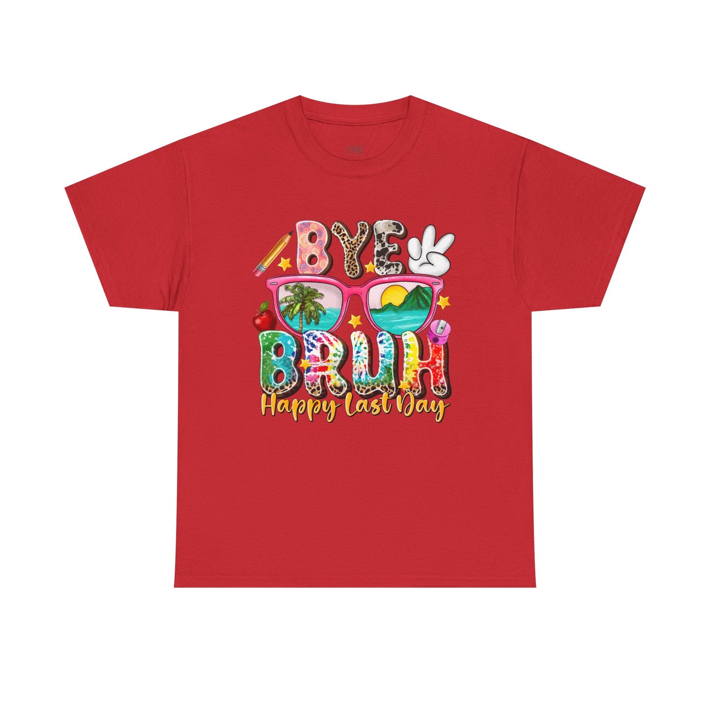 Bye Beach T-Shirt — Happy Last Day Vacation Tee
