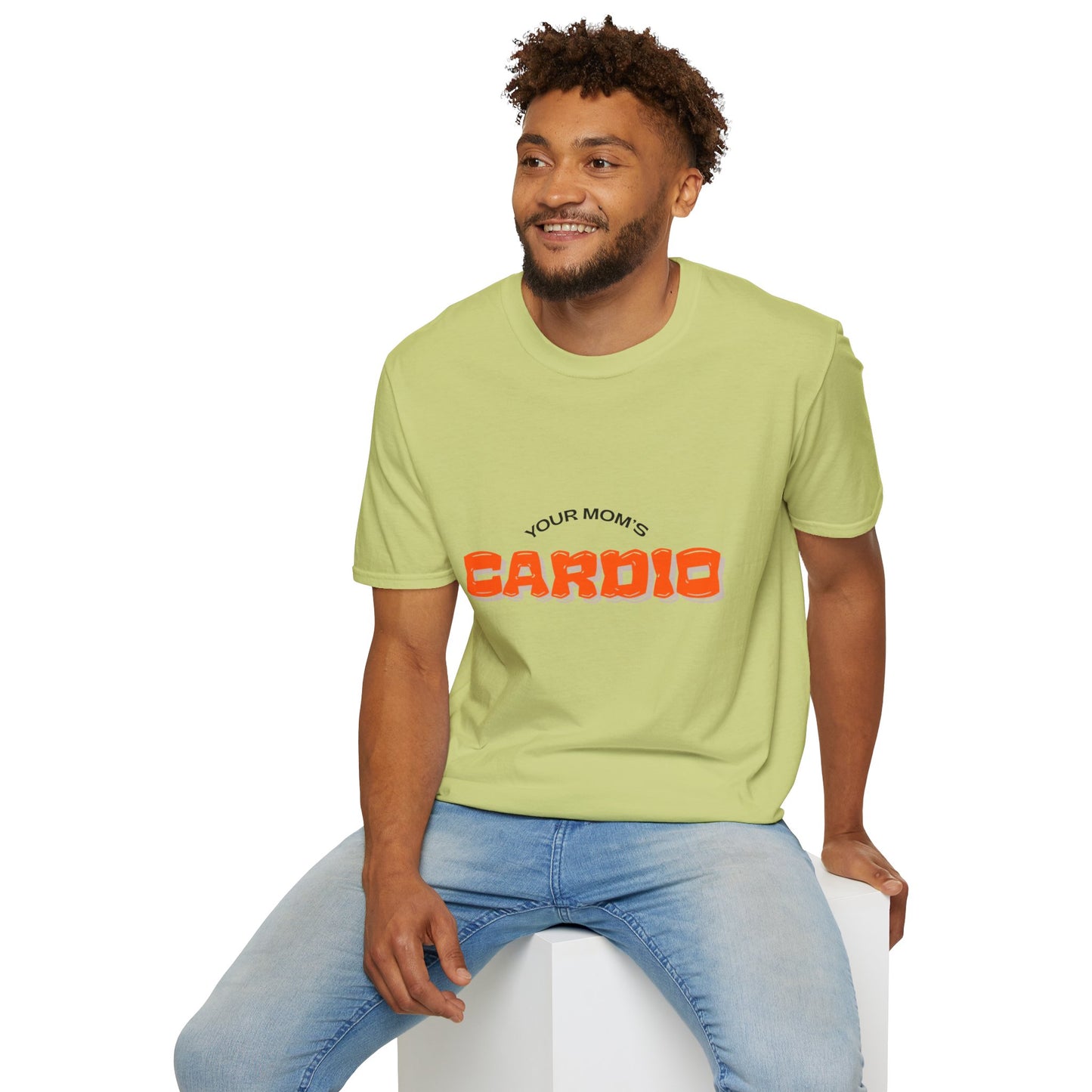T‑Shirt — "Your Mom's Cardio" Funny Gym Tee