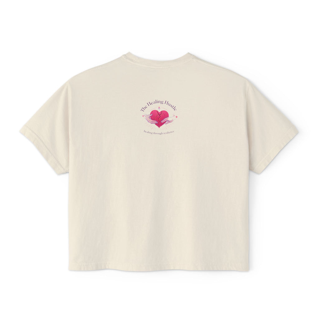 Built Not Bought Women's Boxy Tee — Strength Training Workout Shirt