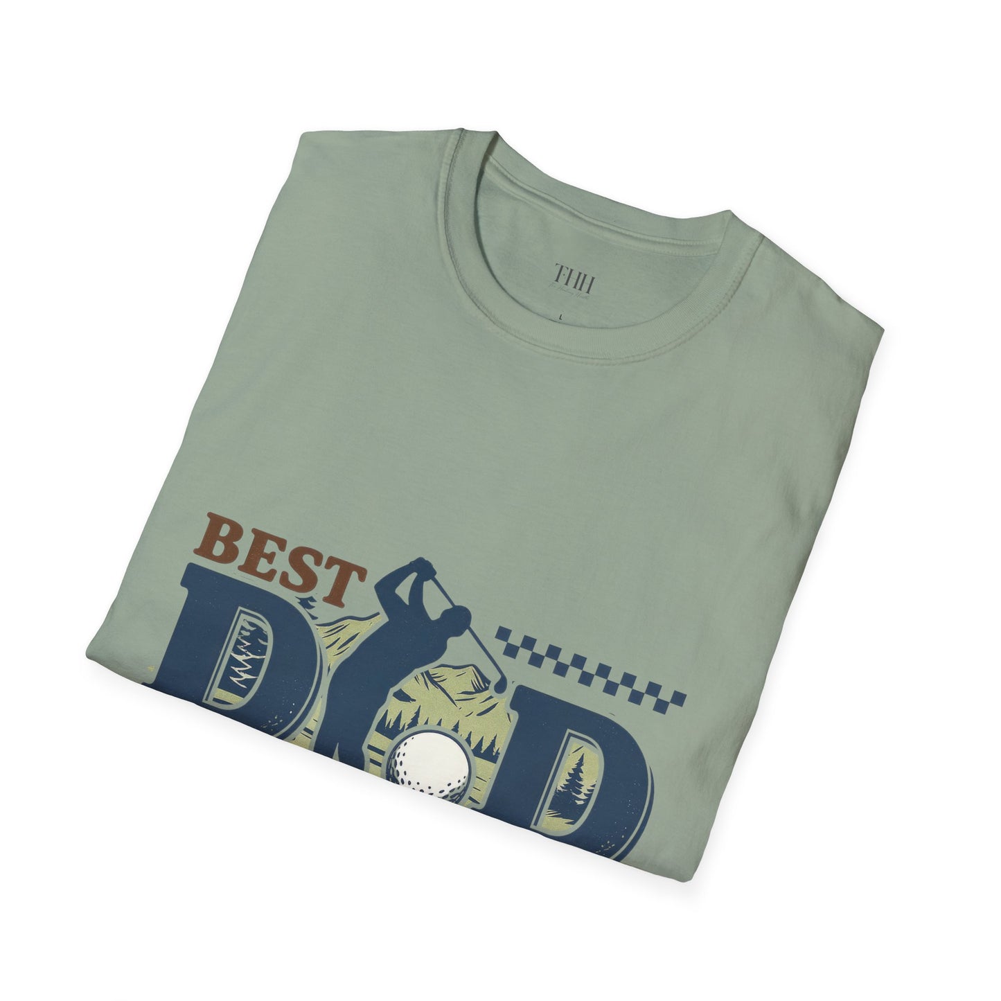 Best Dad By Par Golf T-Shirt — Funny Father's Day Golfing Tee