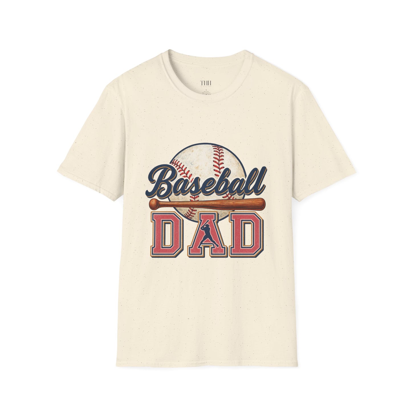 Baseball Dad T-Shirt — Vintage Baseball Graphic Tee for Fathers