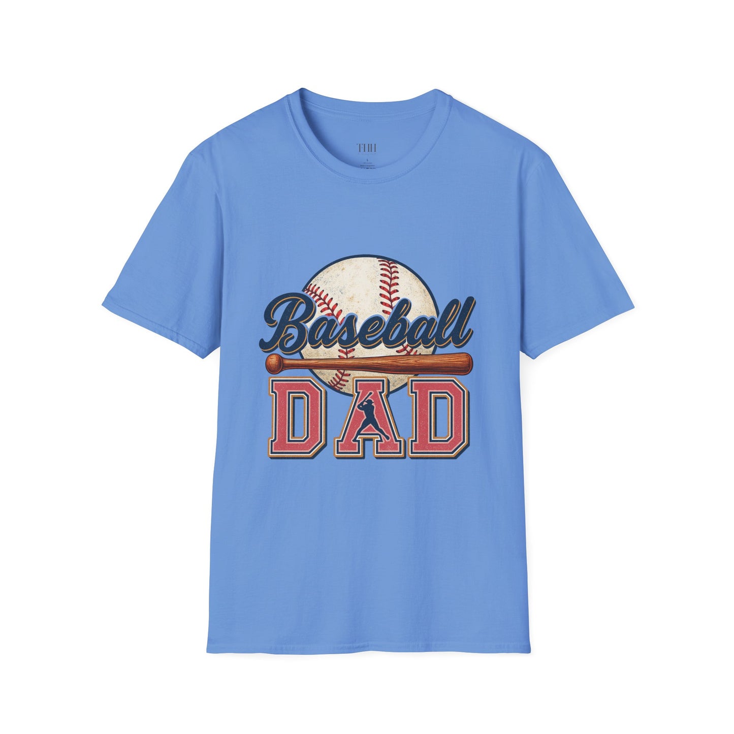 Baseball Dad T-Shirt — Vintage Baseball Graphic Tee for Fathers