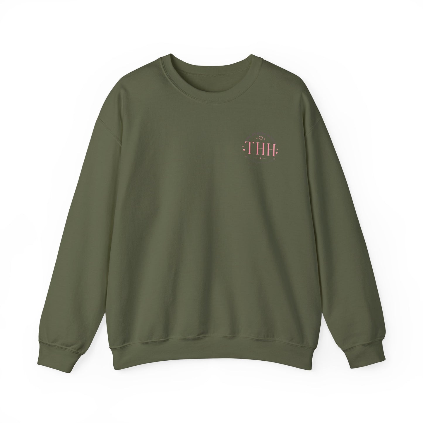 Crewneck Sweatshirt — "Stay Scary, Lift Heavy, Chase Goals" Halloween Gym Graphic