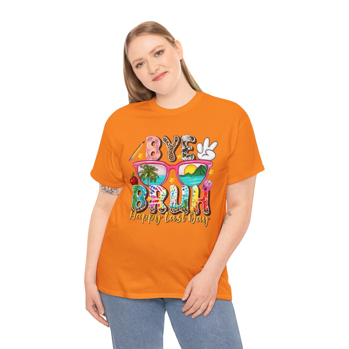 Bye Beach T-Shirt — Happy Last Day Vacation Tee