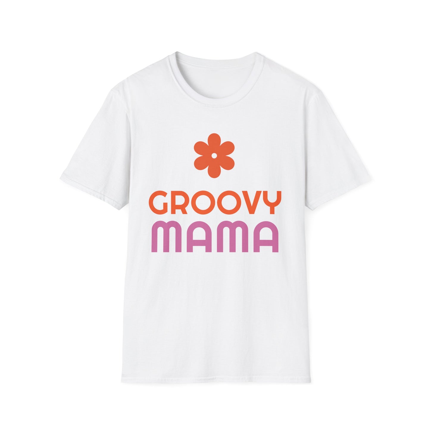 Groovy Mama T-Shirt — Retro Flower Mom Tee for Mothers Day & '70s Vibe