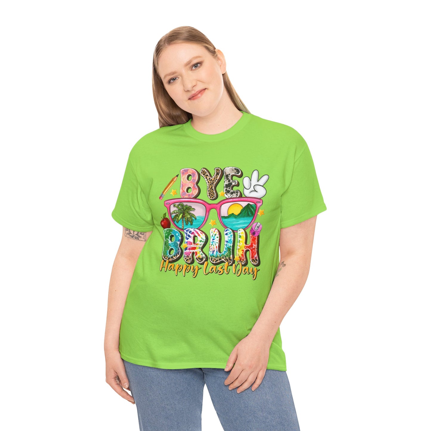 Bye Beach T-Shirt — Happy Last Day Vacation Tee
