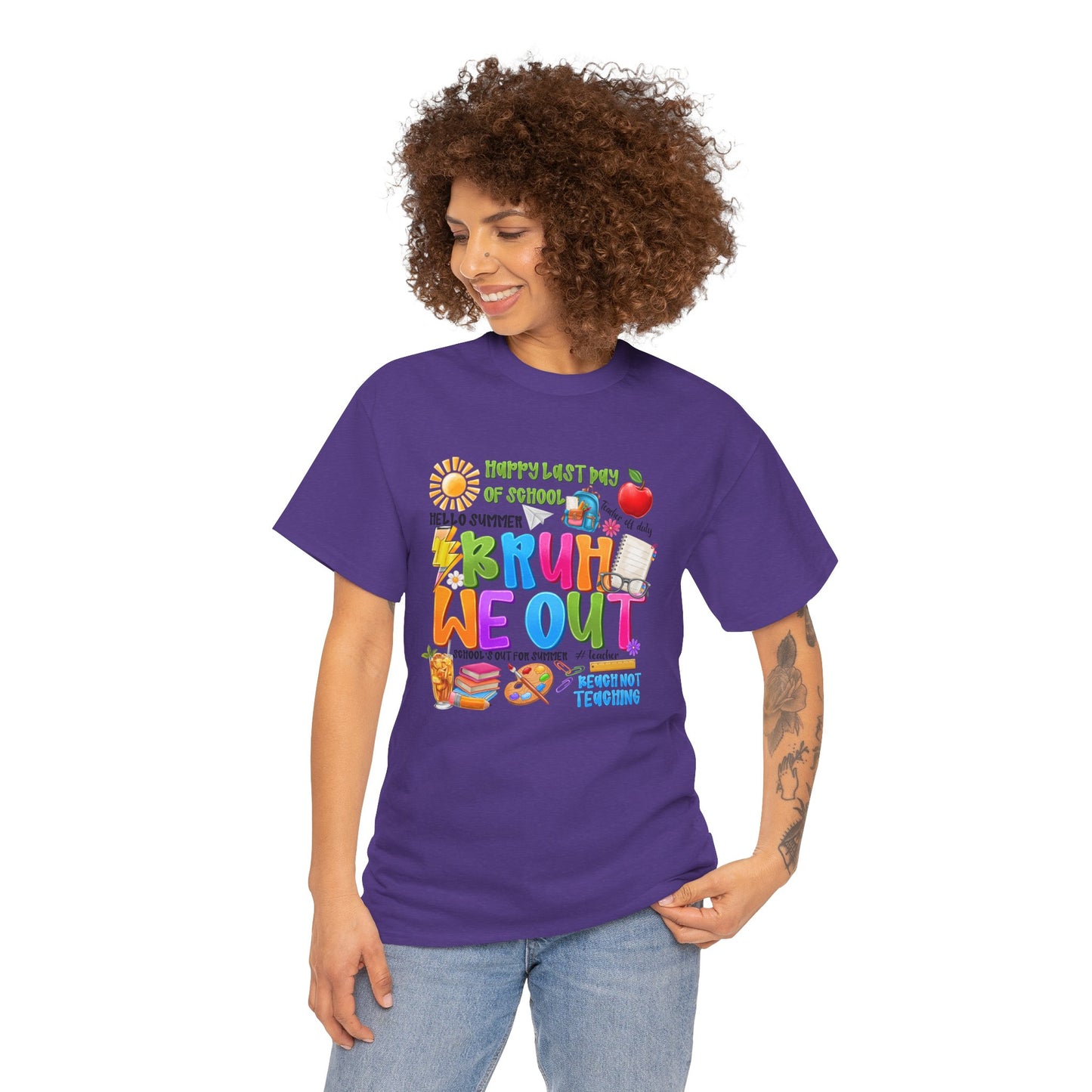 Bruh  We Out Tee — Funny School Teacher Shirt