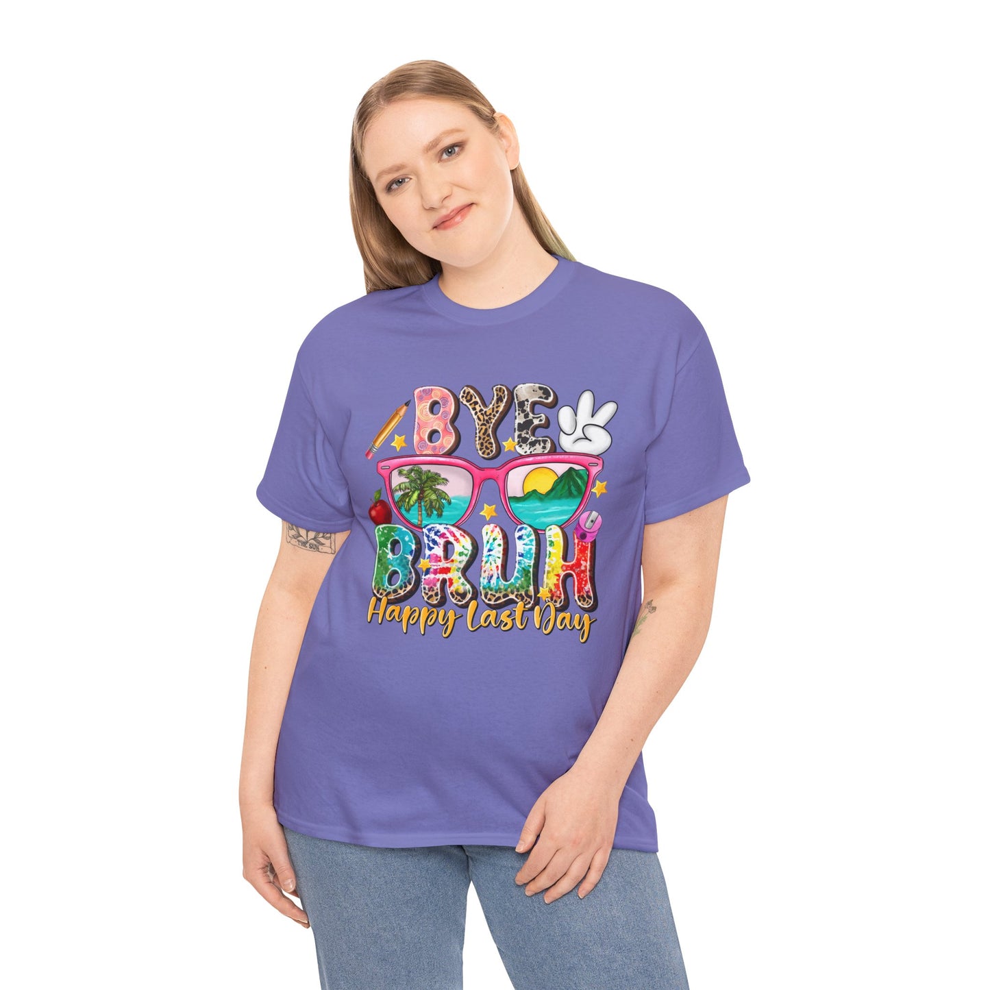 Bye Beach T-Shirt — Happy Last Day Vacation Tee