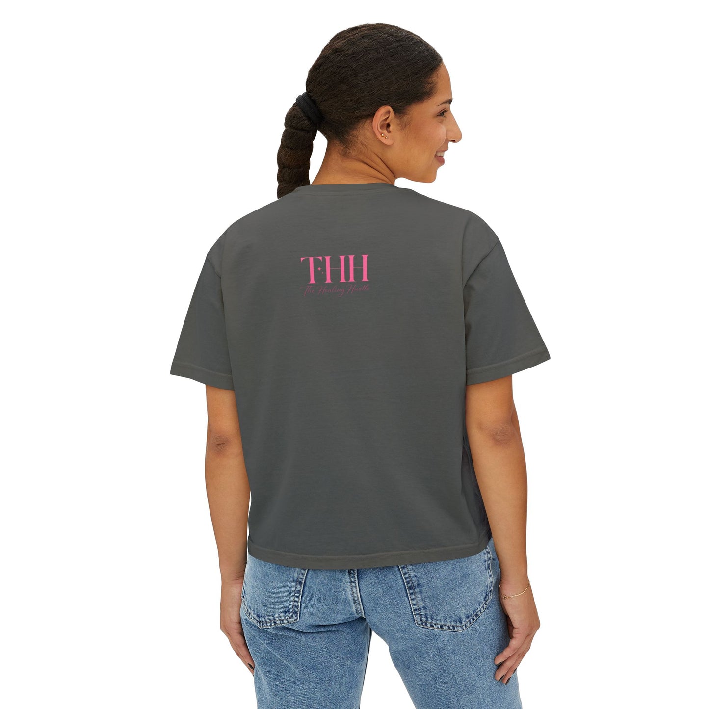 Built Not Bought Women's Boxy Tee — Strength Training Workout Shirt