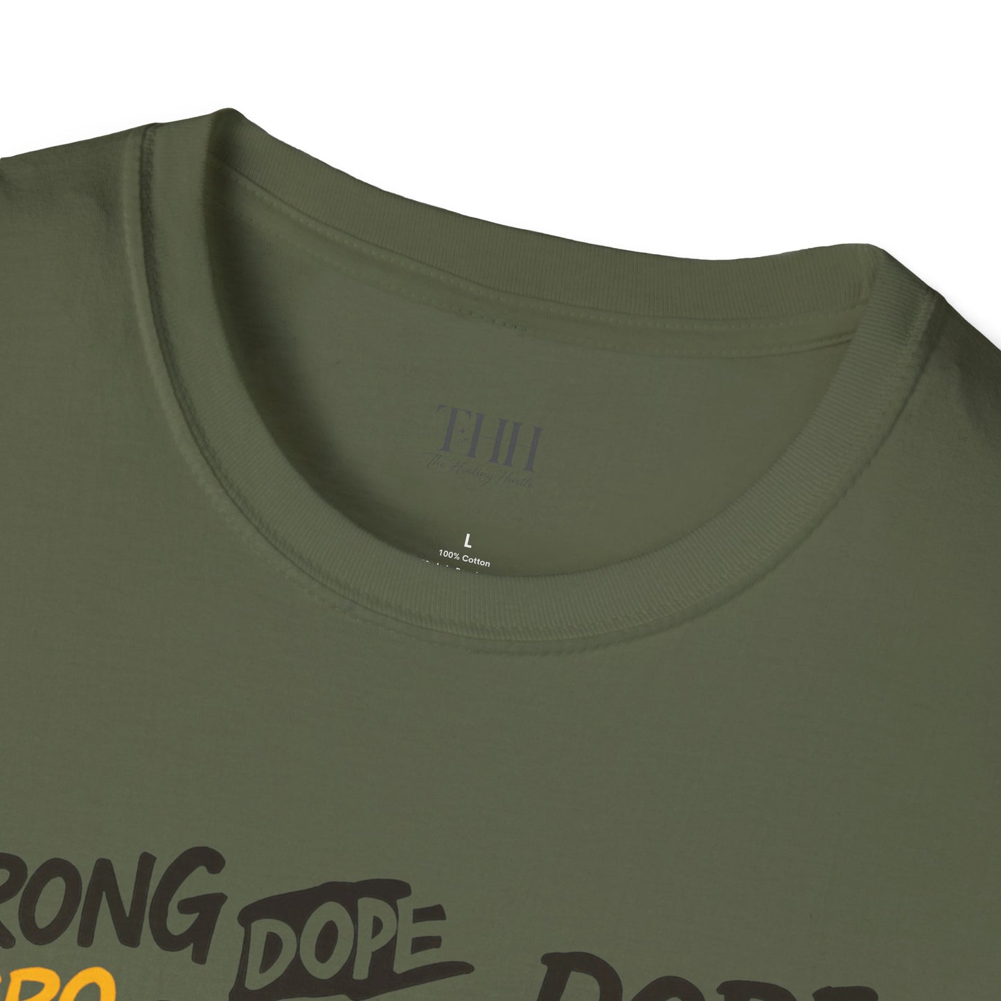 Dad Crown Graphic T-Shirt — "DAD" Comic Style: Strong, Provider, Leader & Man of God