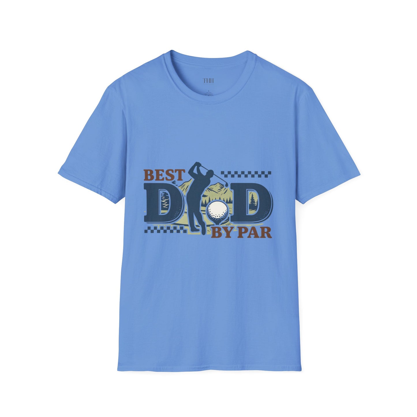 Best Dad By Par Golf T-Shirt — Funny Father's Day Golfing Tee