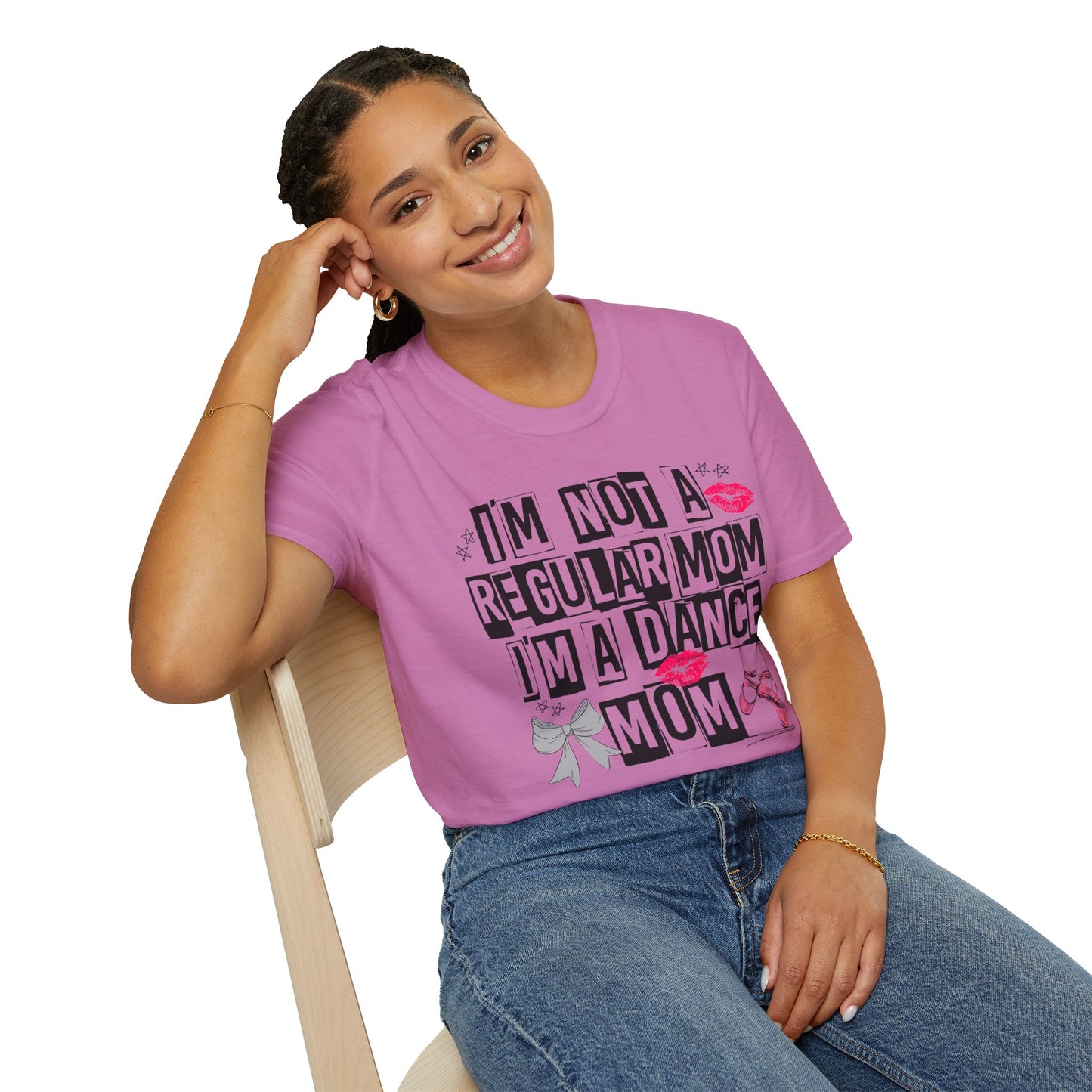 Dance Mom T-Shirt — "I'm Not a Regular Mom I'm a Dance Mom" Graphic Tee