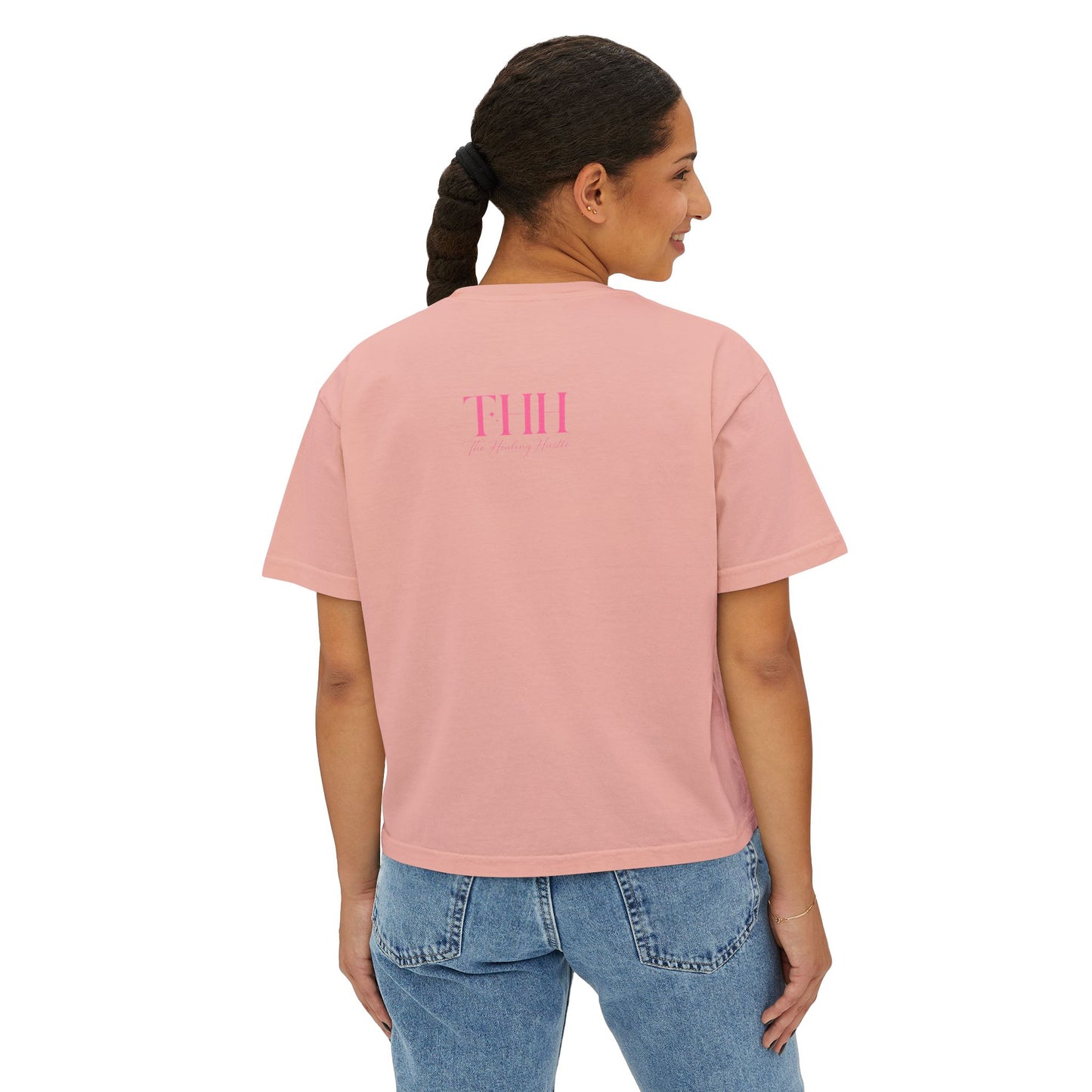 Built Not Bought Women's Boxy Tee — Strength Training Workout Shirt