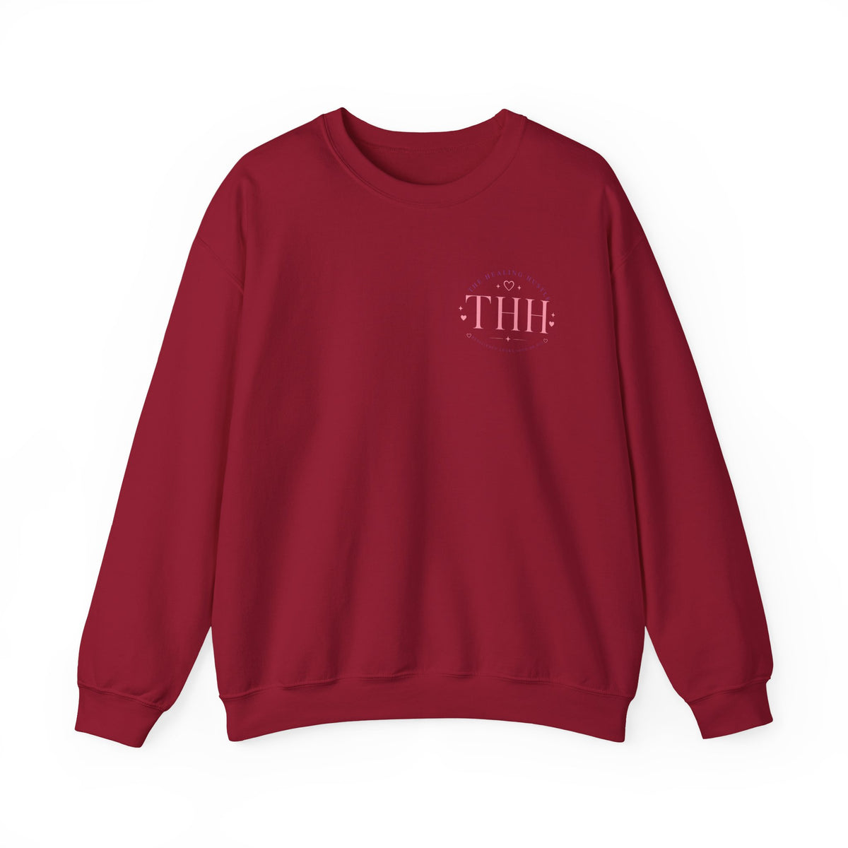 Crewneck Sweatshirt — Grateful Stronger Than Yesterday Graphic (Wellness, Recovery & Gratitude)