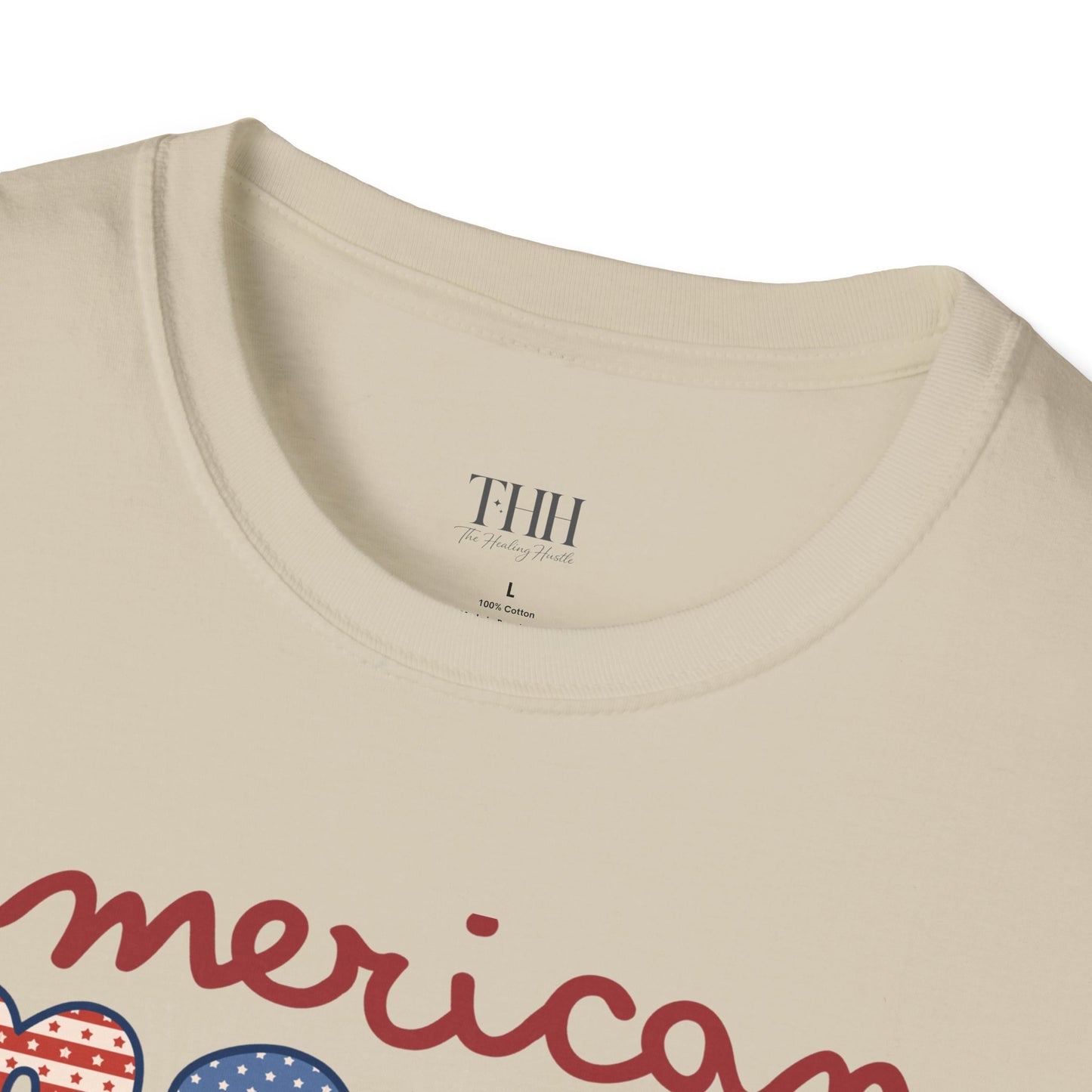 American Mama T-Shirt — Retro Patriotic Mama Tee for 4th of July & Mother's Day