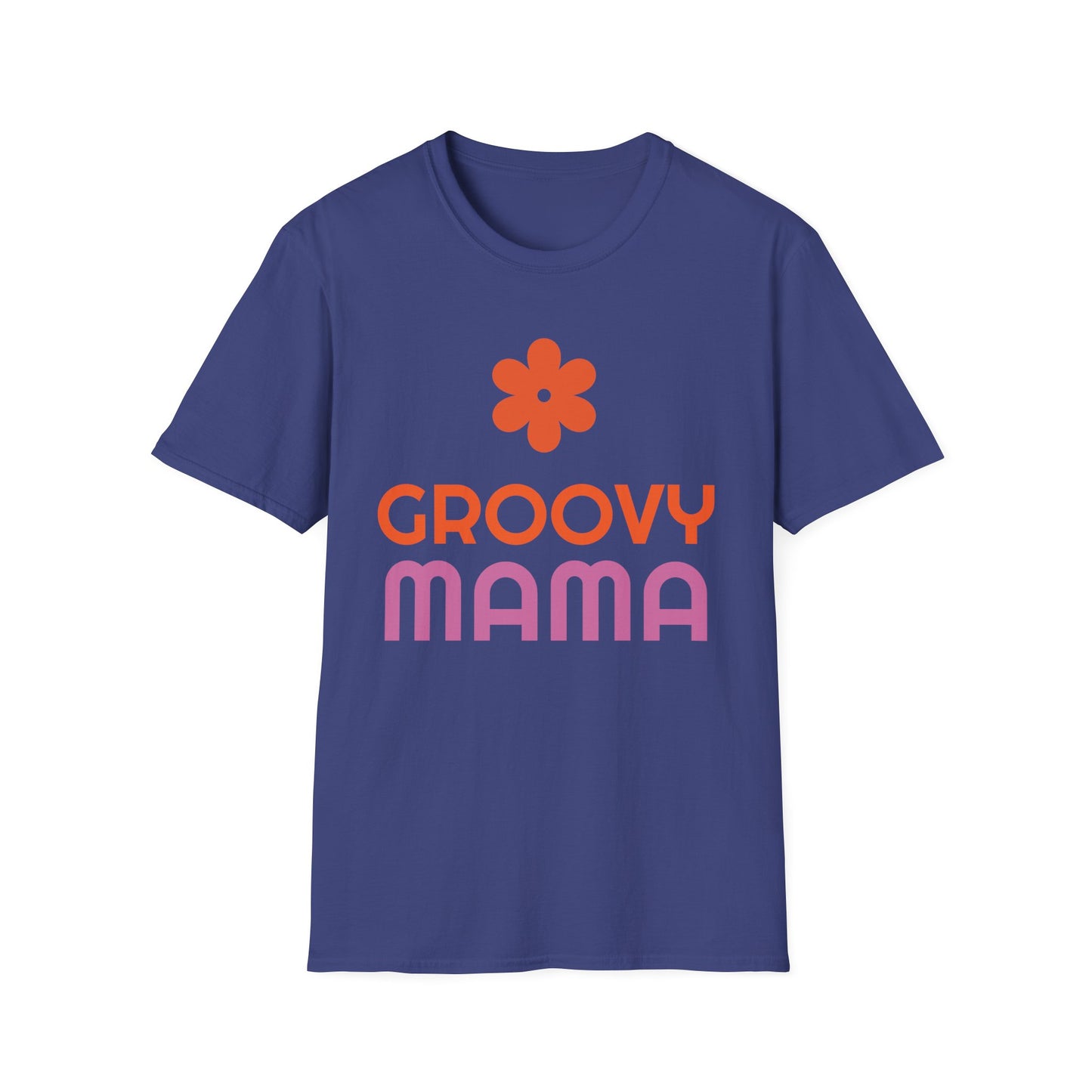 Groovy Mama T-Shirt — Retro Flower Mom Tee for Mothers Day & '70s Vibe
